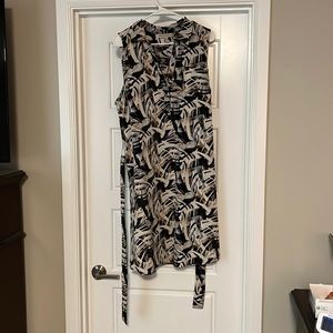 Dana Buchman, size XL, black/white/brown/blue